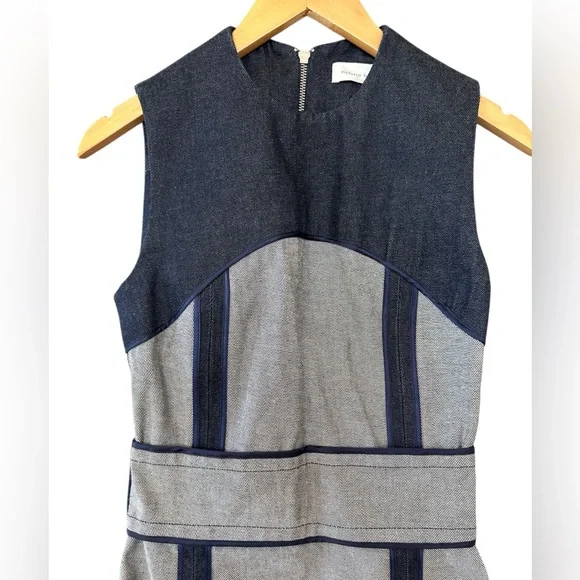 Victoria Beckham Blue Sleeveless Denim Dress - Picture 7 of 13